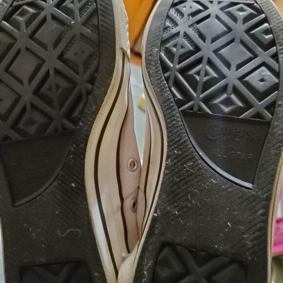 Converse pale pink Chuck Taylor all stars low top sz 10 - Picture 5 of 7